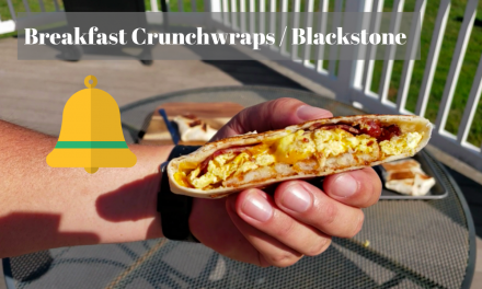 Breakfast Crunchwraps on the Blackstone Griddle