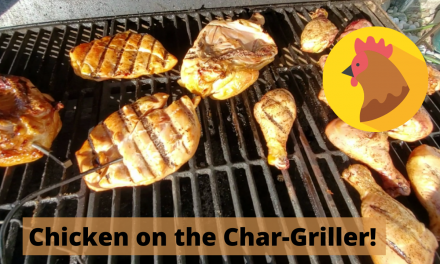 Chicken on the Char-Griller Smokin’ Champ!