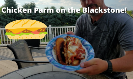 Chicken Parm Sandwiches on the Blackstone Griddle