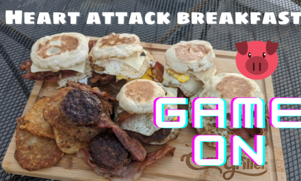 Killer breakfast sandwiches – Bacon, Egg, Cheese, Sausage, Pork Roll, hash browns on English Muffin!