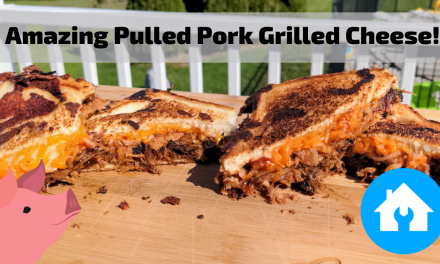 Amazing Pulled Pork Grilled Cheese Sandwiches on the Char-Griller Flat Iron Griddle!
