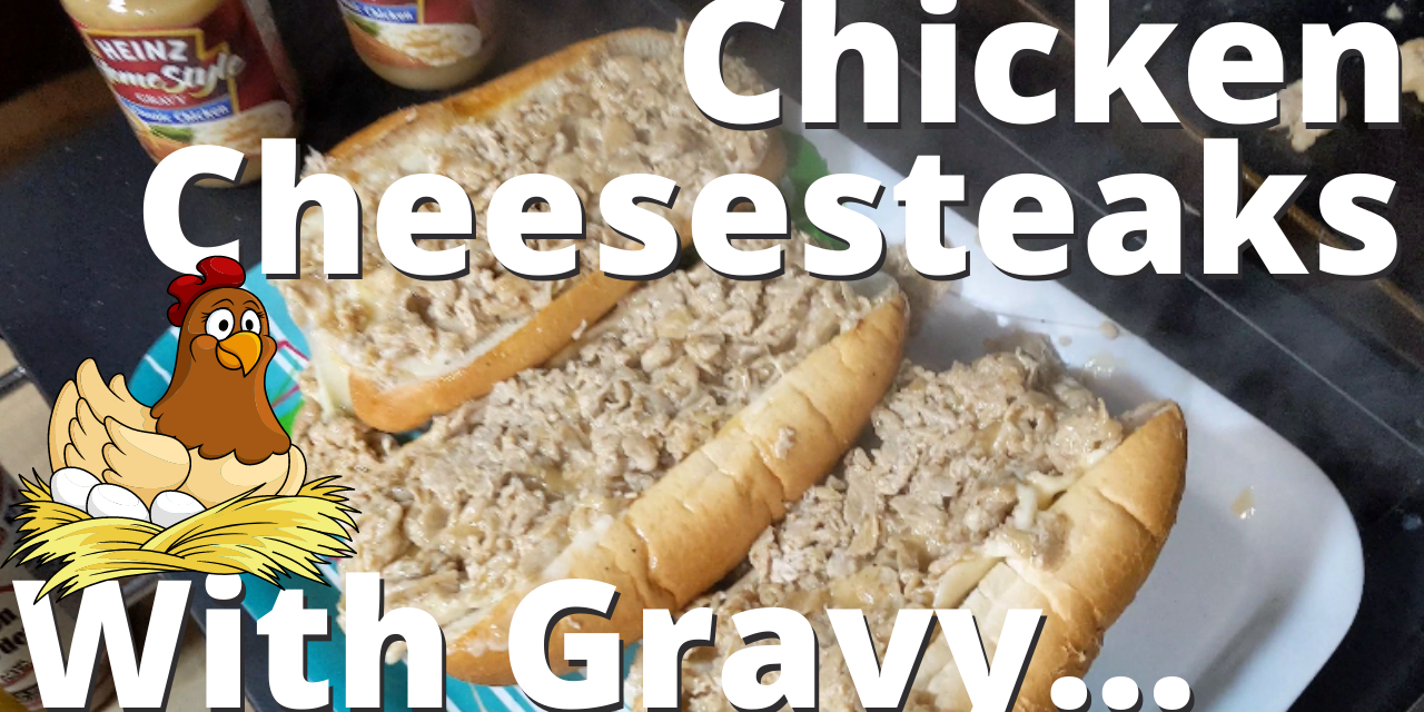 Chicken Cheesesteaks with Gravy on the Blackstone Griddle!