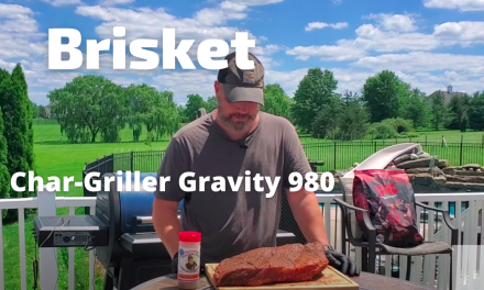 Brisket on the Char-Griller Gravity 980 Fueled by Jealous Devil Lump!