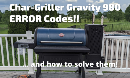 Char-Griller Gravity 980 Error Codes And How To Resolve Them!