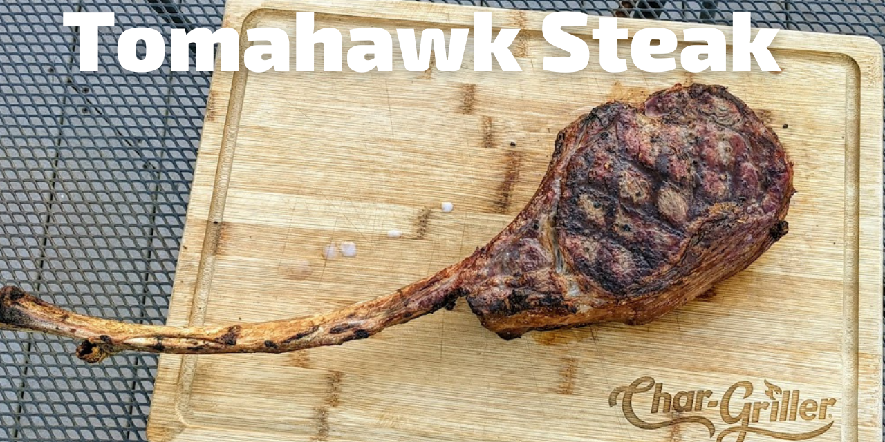 Tomahawk steak on the Char-Griller Gravity 980!