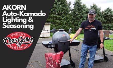 Char-Griller AKORN Auto-Kamado | Lighting and Seasoning