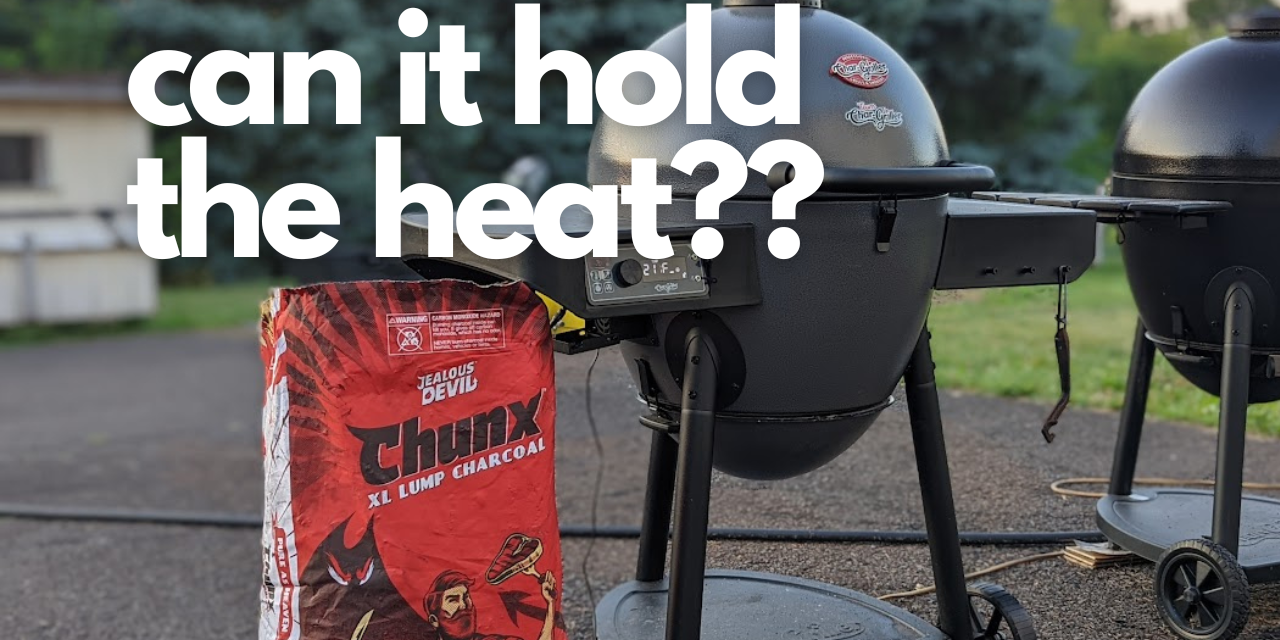 How long can I cook with 2 chimneys of charcoal?  Char-Griller AKORN Auto-Kamado