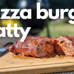 The Best Bacon Wrapped Pizza Burger Fatty on the Char-Griller AKORN Auto-Kamado