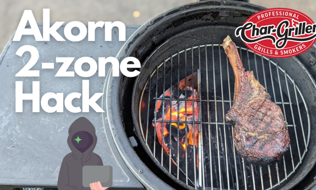 True 2 Zone Akorn Hack | Reverse Seared Tomahawk Steak!