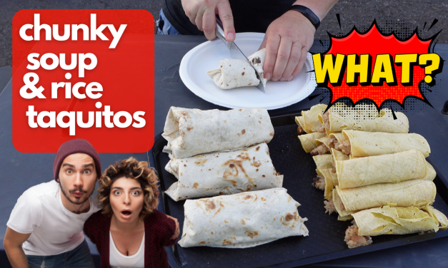 Just because you CAN do it, should you do it??  Chunky soup / rice / cheese taquitos and burritos!!